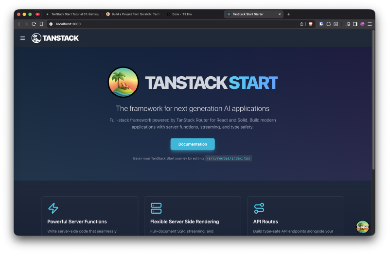 TanStack Start Dev Server